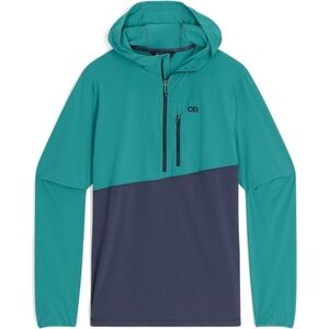 Outdoor Research Astroman Sun Hoodie Men’s XL Teal Navy
